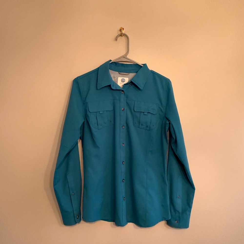 Teal Nepallo Women's Trophy Quick-Dry Long-Sleeve Shirt